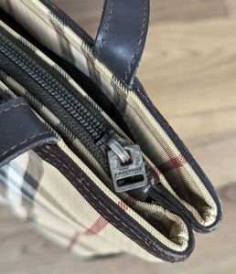Burberry Plaid authentic hand bag