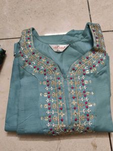 Sky blue new kurti