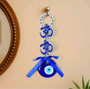 Om & Evil Eye Protection Hanging Charm