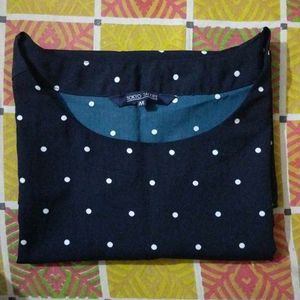 Polka Dot Top (Navy Blue, M size).