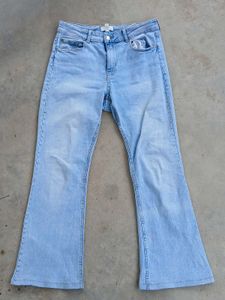 Light Wash Flare Jeans