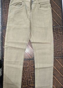 Men's Khaki Straight Fit Jeans