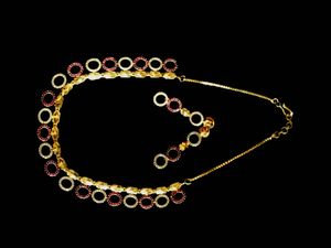 Gold-Tone Necklace & Earring Set