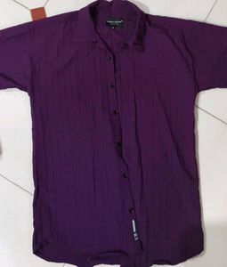 Choice Cotton Purple Shirt