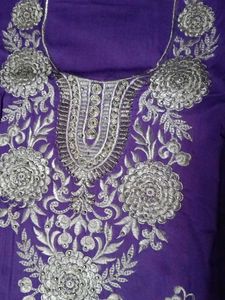 Cotton Embroidery Suit