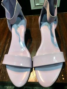 ♥️Twin Toes Open Toe Block Heels With Ankle Loop ♥