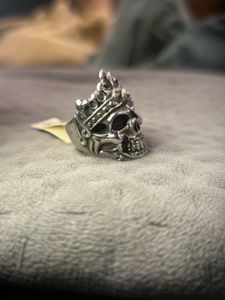 Steel Skull Ring