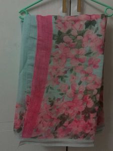 Floral Print Saree