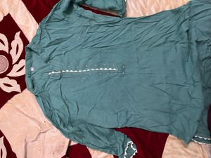 Simple Kurti Neckline Work