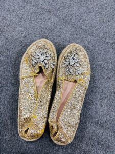 Sparkly Espadrille Heels