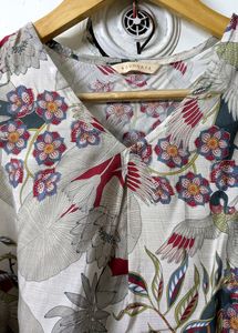 Trendy Print Branded Top For Women