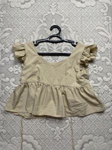 Ruffle Detail Top