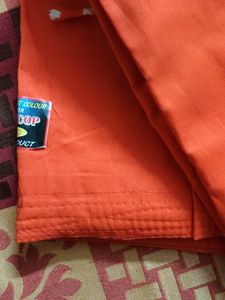 Orange Cotton Peticoat New Piece