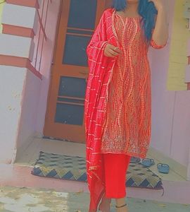 Plazo Suit With Dupatta