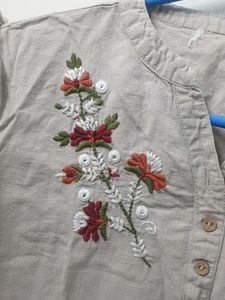 Floral Embroidered Top