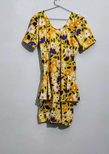 Swimsuit With Attached Shorts