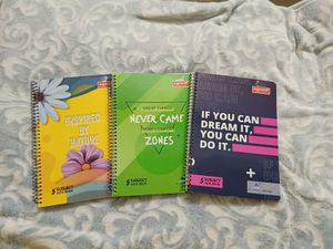 Set Of 3 Spiral Notebooks