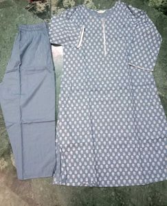 Krti Plazzo Set Grey Printed