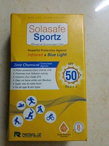 Solasafe Sportz Physical Sunscreen Gel
