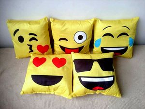 Cute Smiley Cushions Set Of 5 Pc