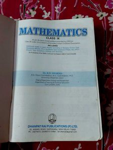R.D. Sharma Mathematics Class IX
