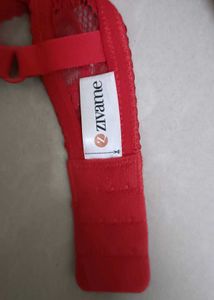 Red Padded Bra - Size 34B