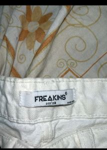 FREAKINS WHITE JEANS