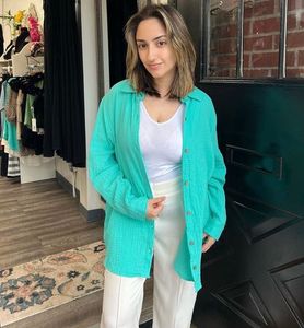 Papaya Y2k Korean Oversized Shirt