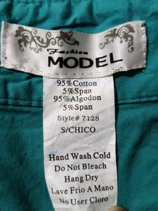 Teal Embellished Top
