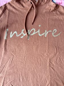 Brown Top With Cap