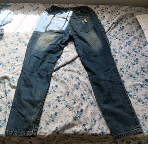 Blue Ripped Jeans