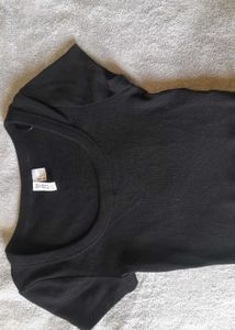 H&M cropped ribbed t shirt