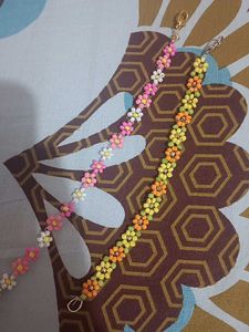 Daisy Seed Beads Bracelet