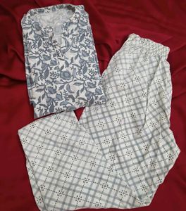 Dailywear Floral Printed Kurta Pant Set