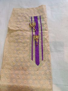 Cotton Suit With Fancy Patti