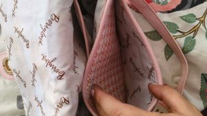 Berrylush Pink Tweed Sling Bag