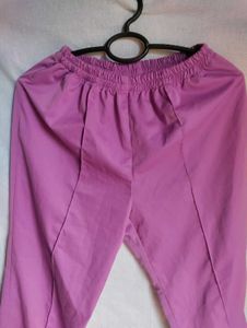 Purple Casual Pants