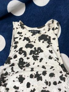 Cow Print Mini Dress