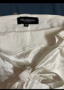 White Silk Bodycon Dress