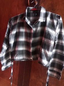 Plaid Crop Top