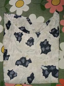 Floral Print Kurta