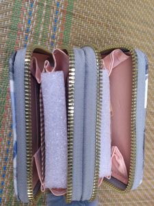 Floral Card Holder with Pom Po