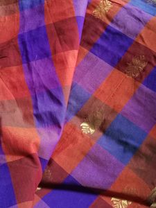 Checked Saree