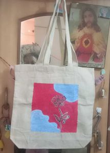 Hand Painted Tote Bag