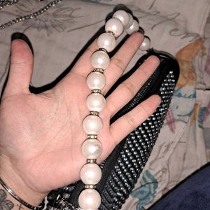 Imported Rhinestone Embellished Handbag/slingbag