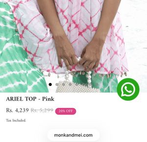 Ariel Top - Pink
