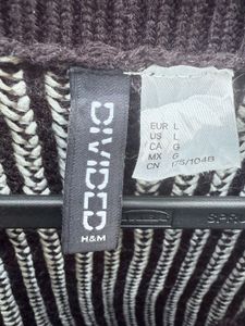 H&amp;M Striped Knit Sweater