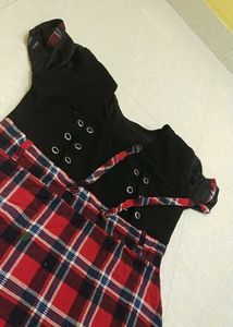 Plaid Fit &amp; Flare Dress