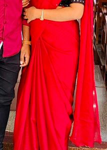 Maroon Saree