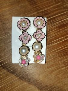 Floral Hair Clips - 2 Pairs